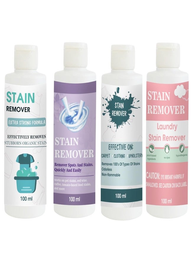 مجموعة مزيلات البقع من توفوس، تتضمن مزيل بقع الدمى، والبنفسجي، والسماوي، والوردي | محلول تنظيف متعدد الأسطح للملابس والأقمشة والمفروشات (100 غرام لكل عبوة) - Image 1